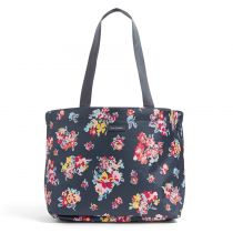 Drawstring Family Tote In Tossed Posies